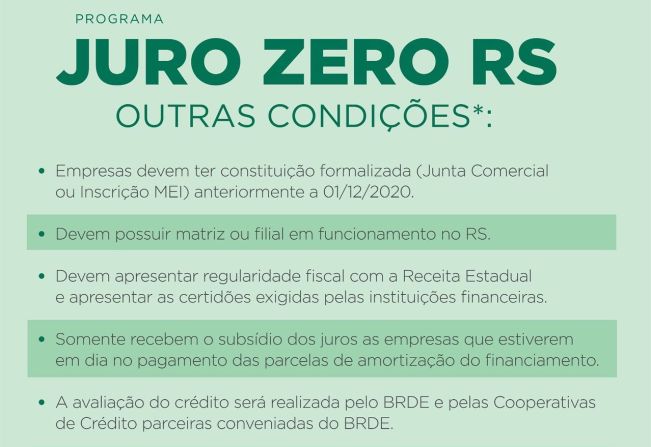 JURO ZERO DO GOVERNO DO ESTADO JÁ ESTÁ EM OPERAÇÃO