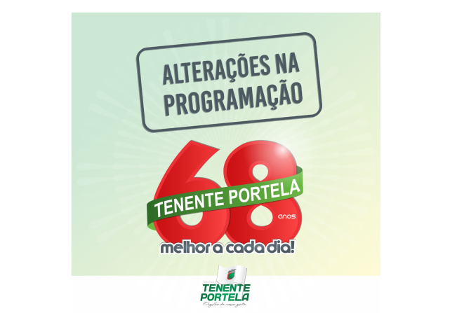 TENENTE PORTELA, 68 ANOS: EVENTO NA TERRA INDÍGENA TERÁ NOVA DATA 