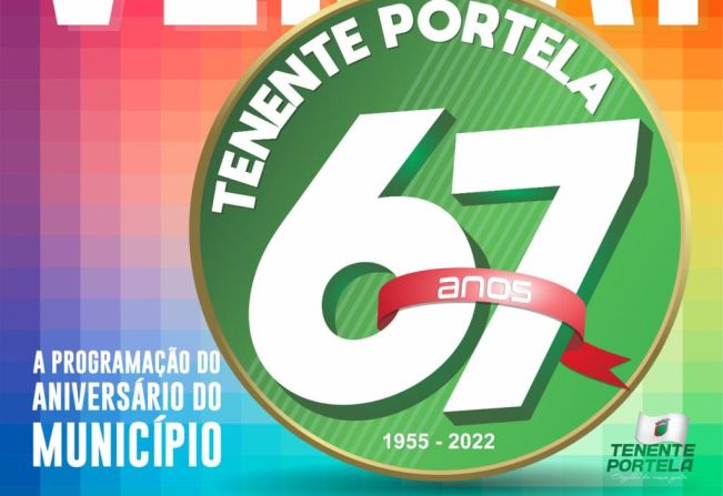 PROGRAMAÇÃO 67 ANOS DE TENENTE PORTELA