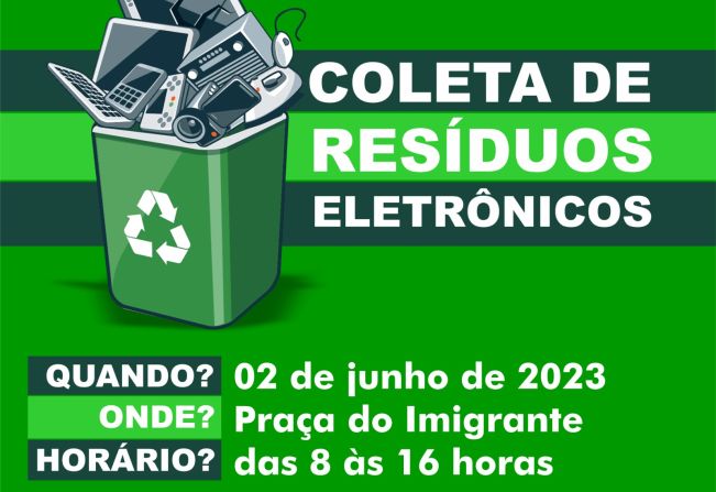 TENENTE PORTELA: DIA 02 DE JUNHO ACONTECE MAIS UMA COLETA DE LIXO ELETRÔNICO