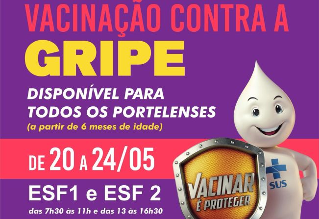 SEMANA DE MOBILIZAÇÃO: TENENTE PORTELA INTENSIFICA VACINAÇÃO CONTRA A GRIPE