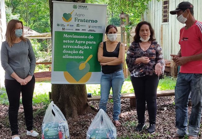 PROGRAMA AGRO FRATERNO DISTRIBUIU 80 CESTAS BÁSICAS PARA FAMÍLIAS DO MEIO RURAL 