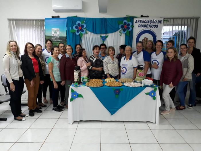 Encerramento dos encontros de reeducação alimentar com grupo de diabéticos