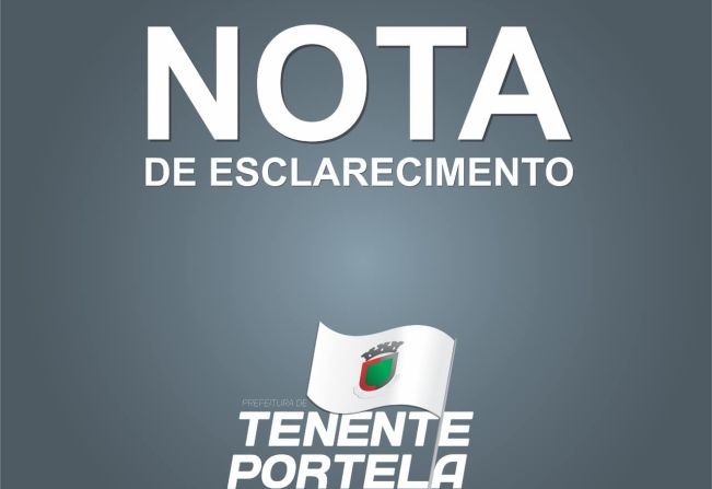 NOTA DE ESCLARECIMENTO