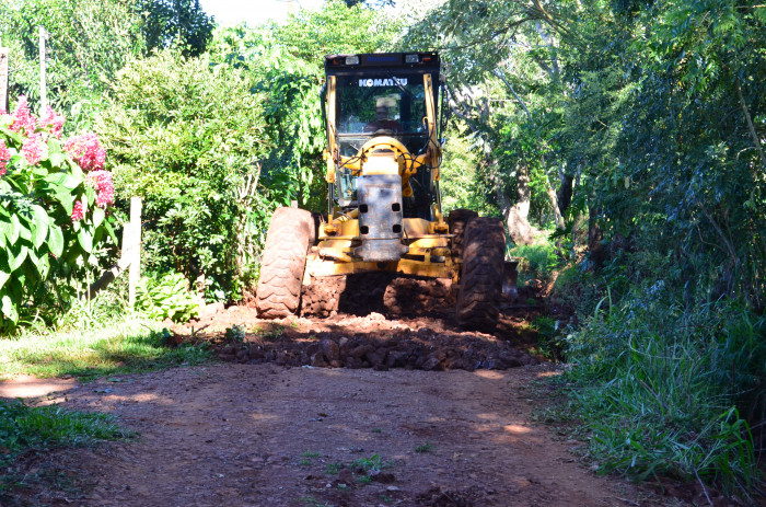 Prefeitura Municipal de Tenente Portela realiza melhorias  na rua caí 