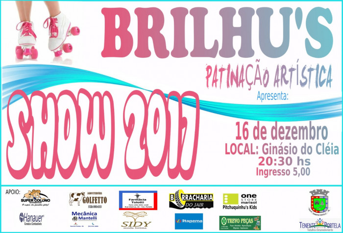 Show de Patinação Artística neste  Sábado em Tenente Portela