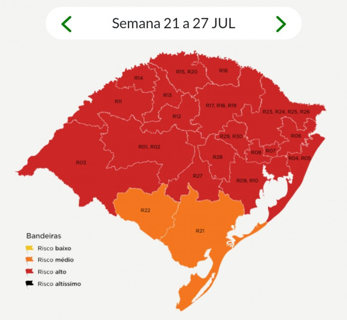 Protocolos de restrições e suas punições são definidos pelo Governo do Estado