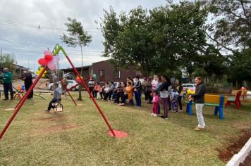 Foto - INAUGURAÇÃO PRACINHA INFANTIL - BAIRRO RUBINO MARRONI