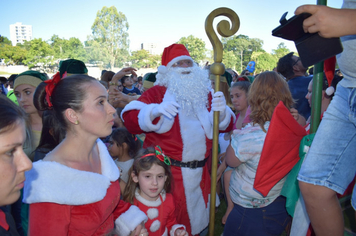 Foto - Chegada do Papai Noel