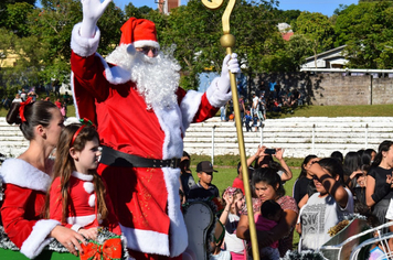 Foto - Chegada do Papai Noel