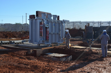 Foto - Obras da Subestação da RGE chegam a 40% - 28/07/2015