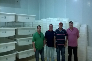 Foto - Visitas do Prefeito Elido e Secretários Paulo e Nilson nas indústrias