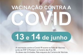 SAÚDE DE TENENTE PORTELA DISPONIBILIZARÁ A NOVA VACINA CONTRA A COVID 