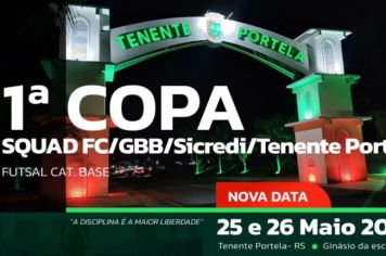 TENENTE PORTELA SEDIARÁ COMPETIÇÃO INTERESTADUAL DE FUTSAL