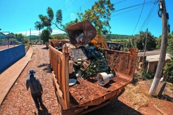 COLETA DE ENTULHOS É INTENSIFICA EM TENENTE PORTELA