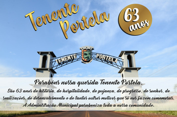 Parabéns Tenente Portela