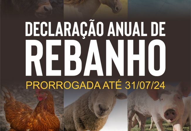 PRORROGAÇÃO DO CADASTRO ANUAL DE REBANHO