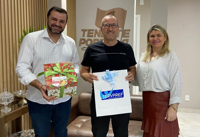 ROSEMAR SALA RECEBE VISITA DE REPRESENTANTES DA SERVPREF 