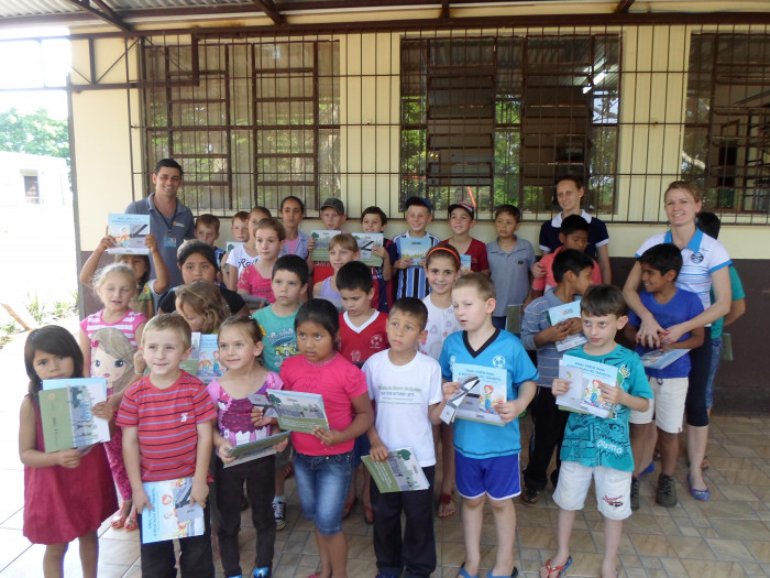 Palestra sobre o trânsito é realizada na Escola Marcílio Dias 