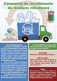 Participe da campanha de recolhimento de resíduo volumoso