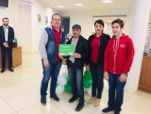 Escola Ayrton Senna  é contemplada com  projeto  Social do banco Sicredi