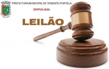 Prefeitura realizará Leilão de Bens Inservíveis