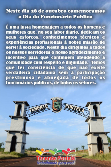 28 de Outubro - Dia do Servidor Público