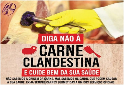 EVITE CONSUMIR CARNE CLANDESTINA: perigo iminente a saúde de quem consome