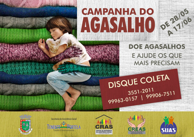 Lançada a Campanha do Agasalho 2019 de Tenente Portela