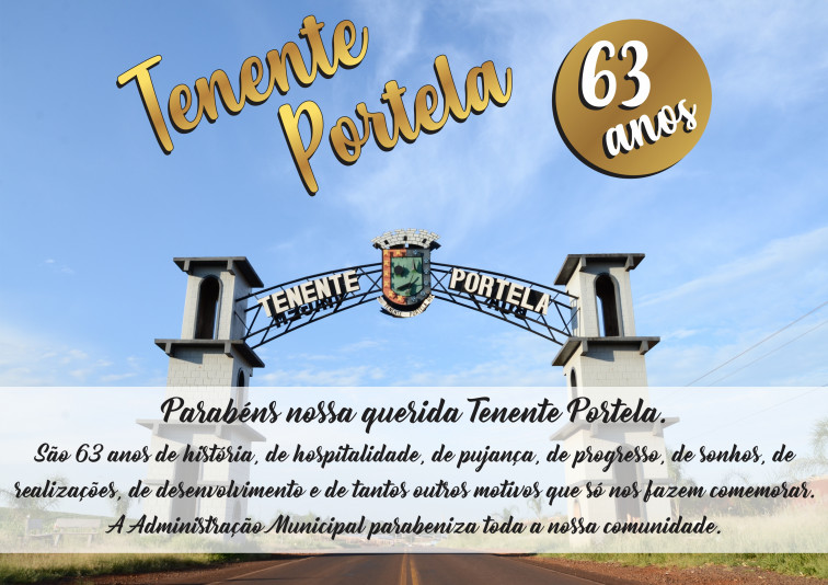 Parabéns Tenente Portela