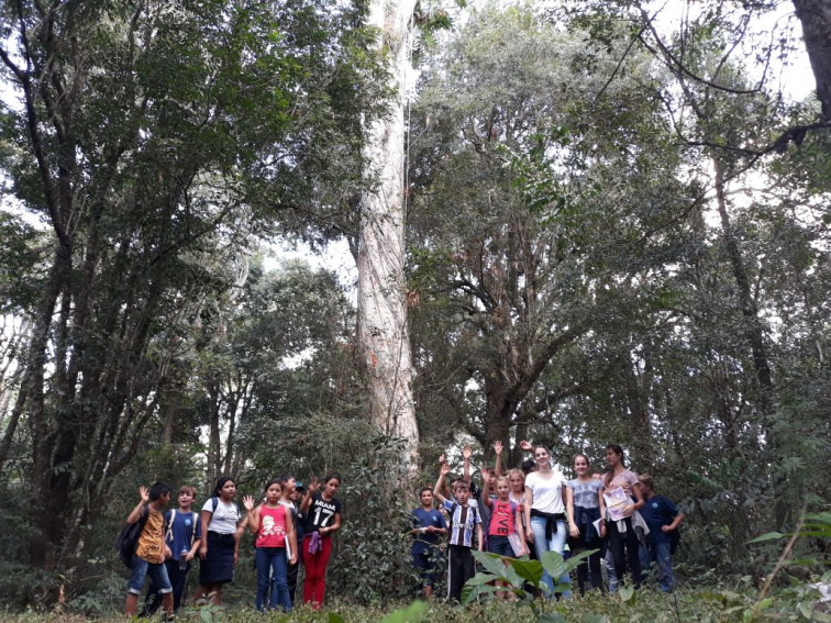 Escola Marcílio Dias realiza atividade  de campo com seus alunos