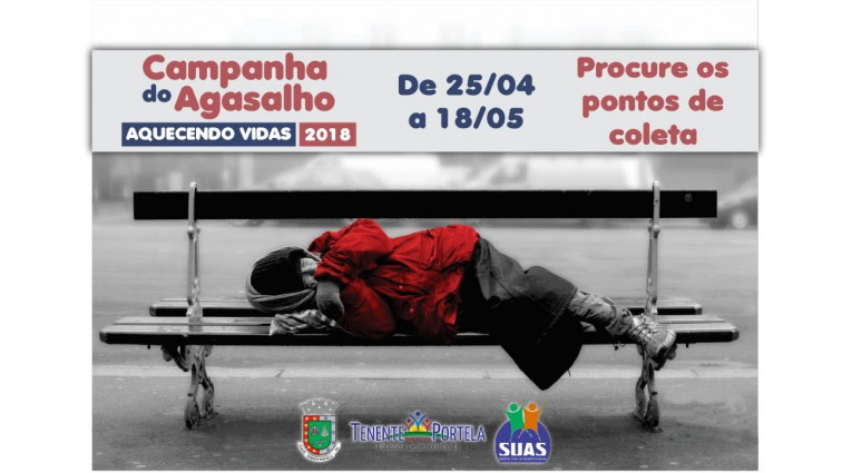 Lançada a Campanha do Agasalho 2018 em Tenente Portela
