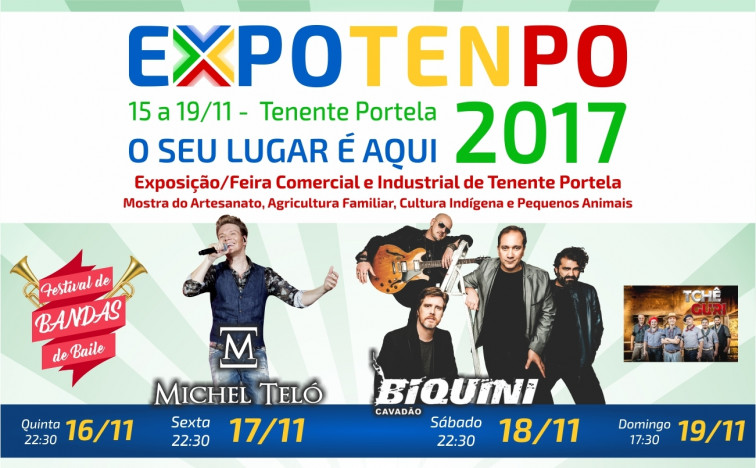 Confira Programação da Expotenpo 2017