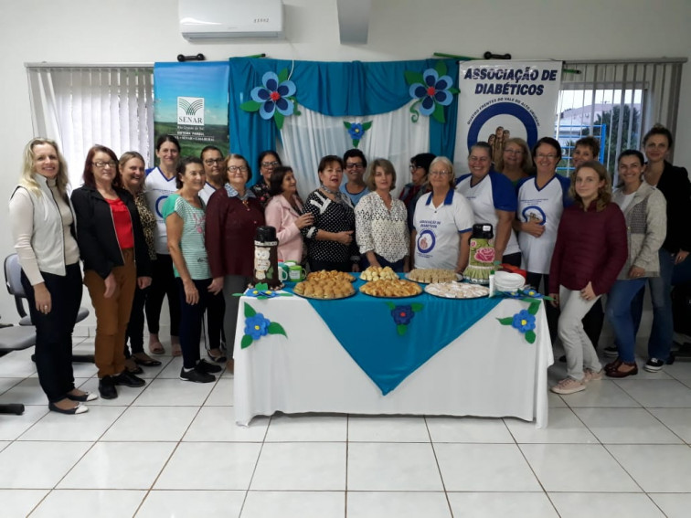 Encerramento dos encontros de reeducação alimentar com grupo de diabéticos