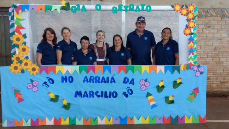  Escola Municipal de Ensino Fundamental Marcílio Dias realiza Festa Junina