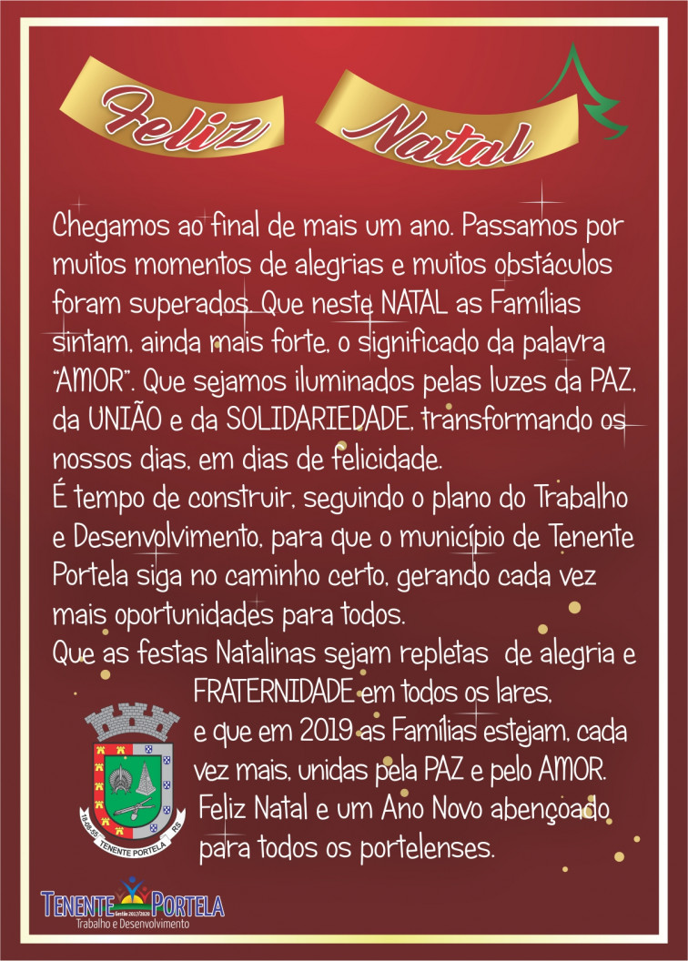 Mensagem de Natal