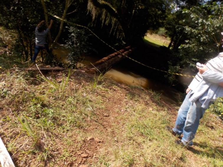 Município interdita pontes e passagem de bueiros em Tenente Portela