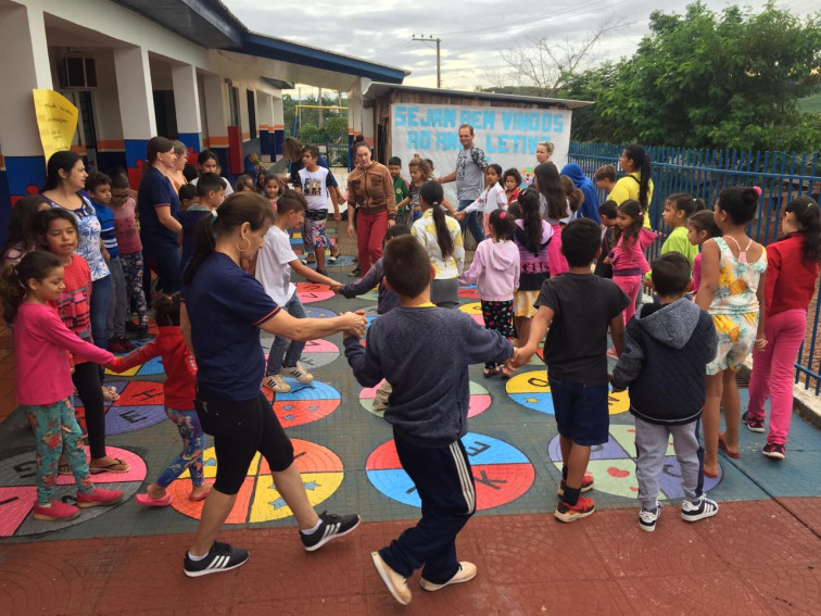 Abertura do ano letivo da  Escola Municipal Tenente Portela 